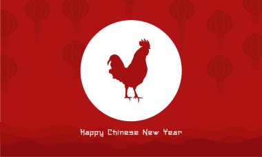 Horoz Çin Tema arka plan