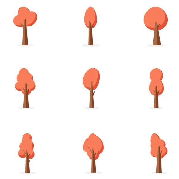 Orange tree in vektor konst — Stock vektor