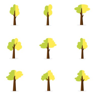 Ağaç topluluğu vektör ayarla