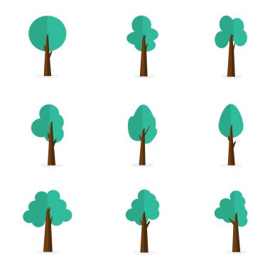ağaç küme koleksiyon gösteren resim