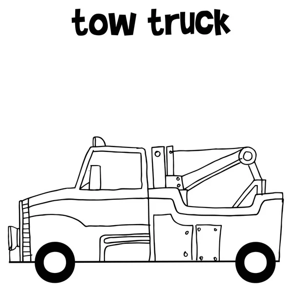 Traino camion collezione arte vettoriale — Vettoriale Stock