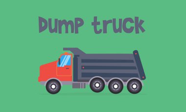 Damperli kamyon vektörünün düz