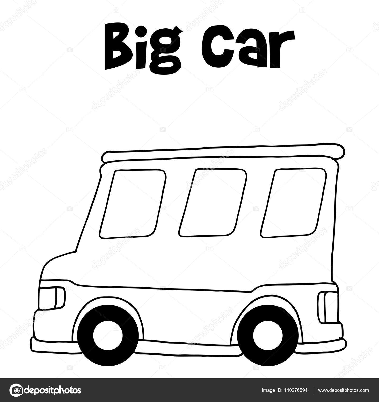 hand drawing doodle car hand drawing doodle car