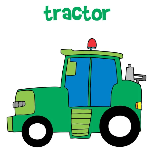 Ilustrație vector de colecție tractor — Vector de stoc