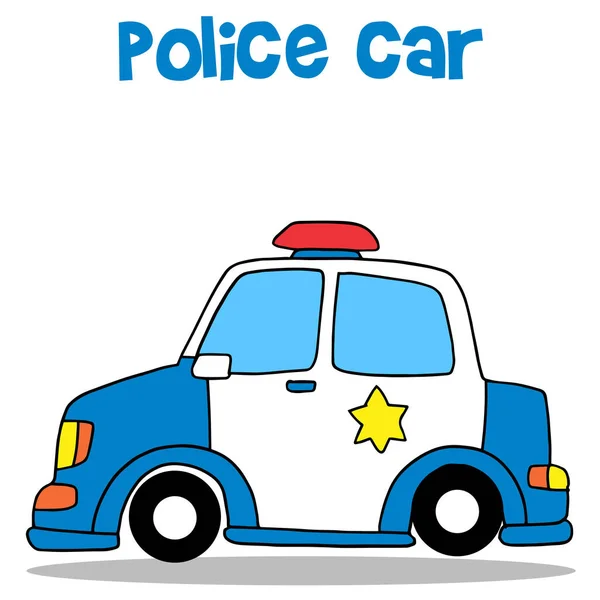 Colección de stock de coche de policía — Vector de stock