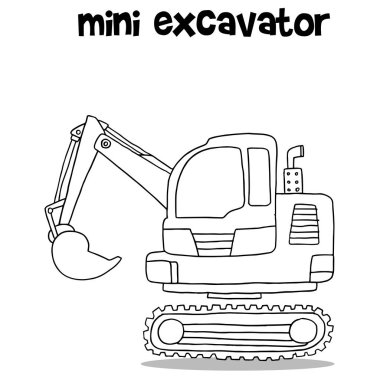 El çizmek mini ekskavatör