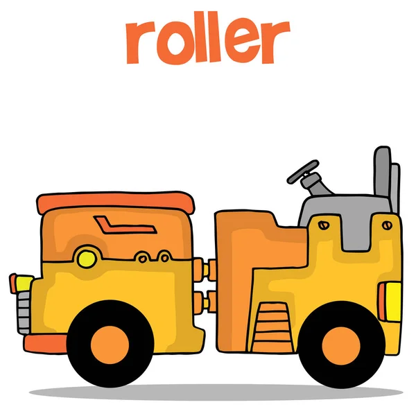 Illustratie vector kunst voor roller — Stockvector