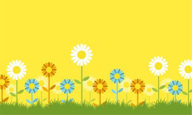 Çiçek bahar arka plan koleksiyonu hisse senedi