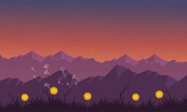 Manzara Dağı'nda bahar