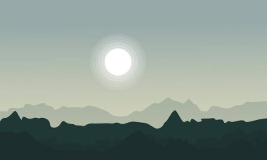 Manzara çöl arka plan toplama