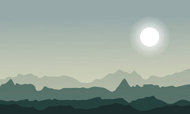 Manzara çöl vektör sanat