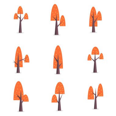 Ağaç çizimi çeşitli ayarla