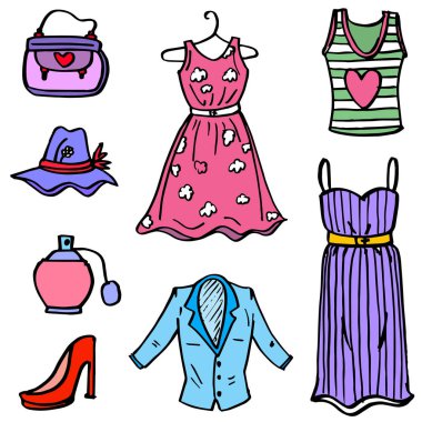 Nesne kadınlar topluluğu doodle