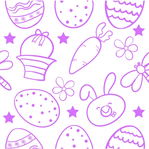 Caniche de style oeuf de Pâques — Image vectorielle