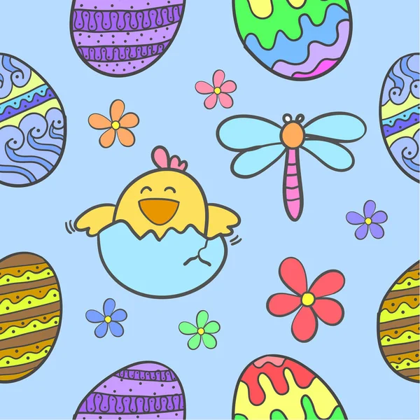 Illustration de griffes de Pâques — Image vectorielle