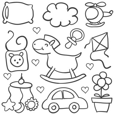 Bebek Tema öğesinin Doodle