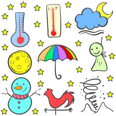 Hava öğe kümesi Doodlem