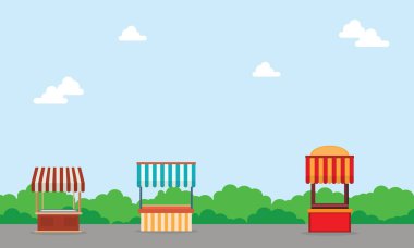 Sokak Dükkanı arka plan manzara