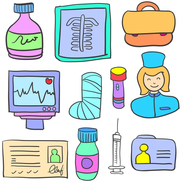 Tıbbi nesne karalamalar kümesi