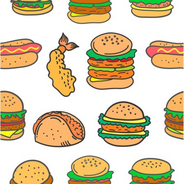 Doodles'ın çeşitli gıda hızlı