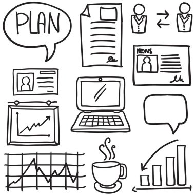 El çizmek iş nesnesi karalamalar