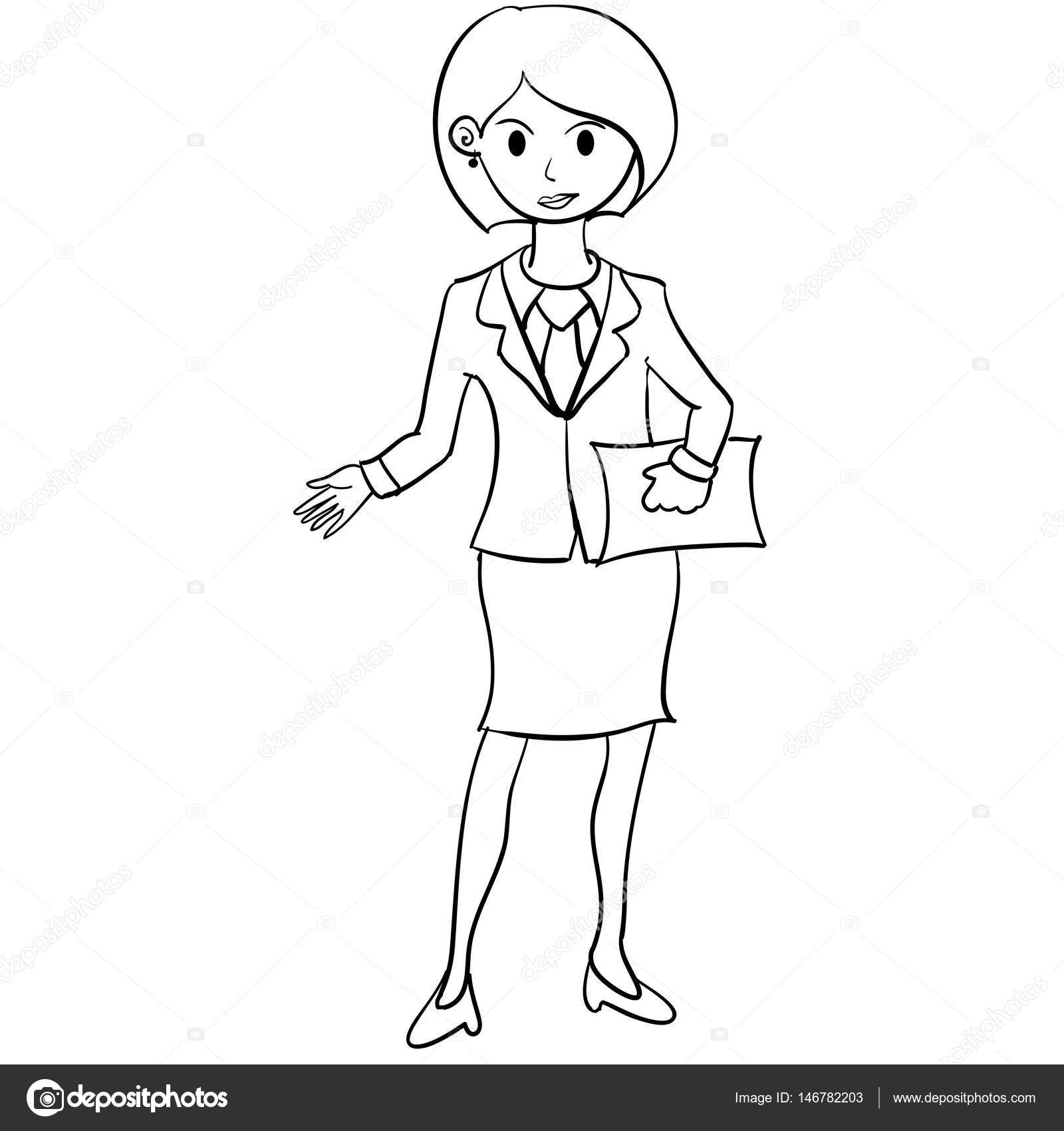 chica para dibujar