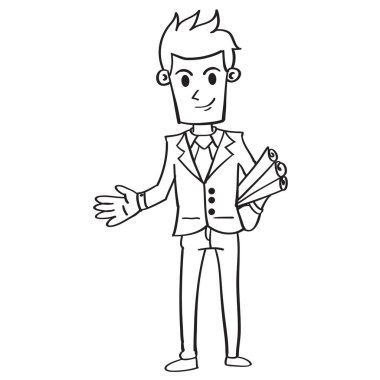 İnsanlar işadamı vektör sanat koleksiyonu