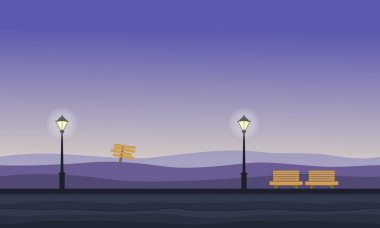 Arka plan oyun geceleri hill peyzaj