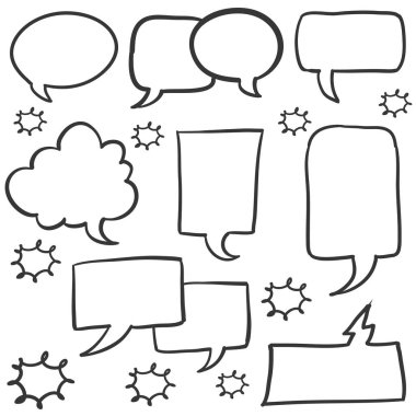 Doodle metin balon toplama hisse senedi