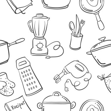 Desen el çizmek koleksiyonu hisse senedi mutfak seti