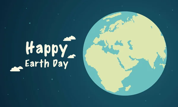 Collection de style Happy Earth Day — Image vectorielle
