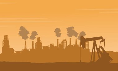 Arka plan kötü çevre kirliliği sanayi