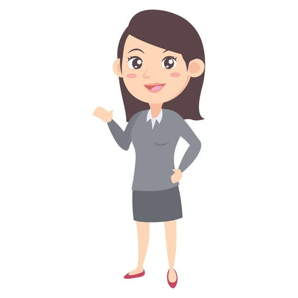 Business Women character cartoon — Stock Vector