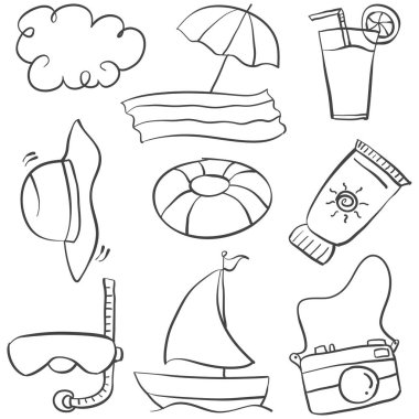 Yaz nesne stili doodle