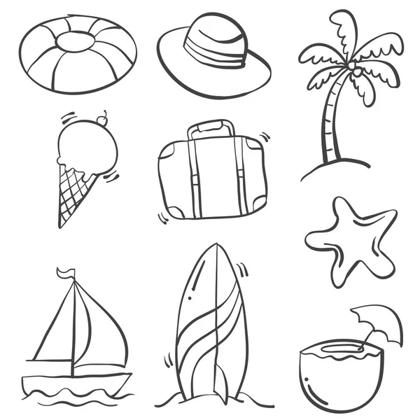 El çizmek nesne yaz doodles