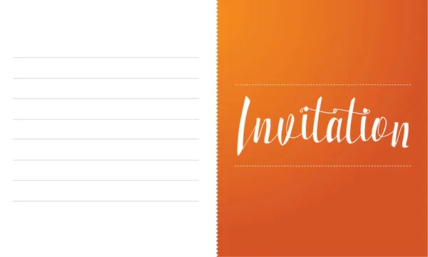 Cartão de convite coleção estilo simples —  Vetores de Stock