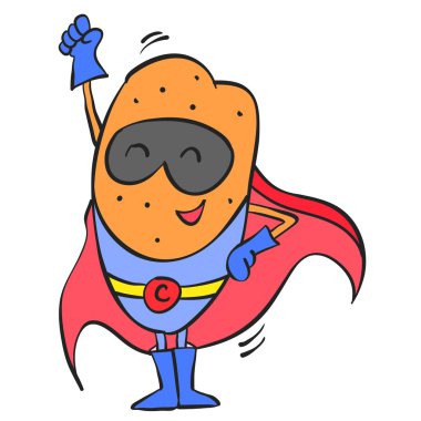 Karakter patates stil tasarım