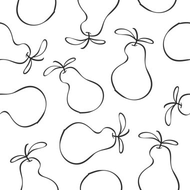 Meyve tarzı koleksiyon stokunun doodle