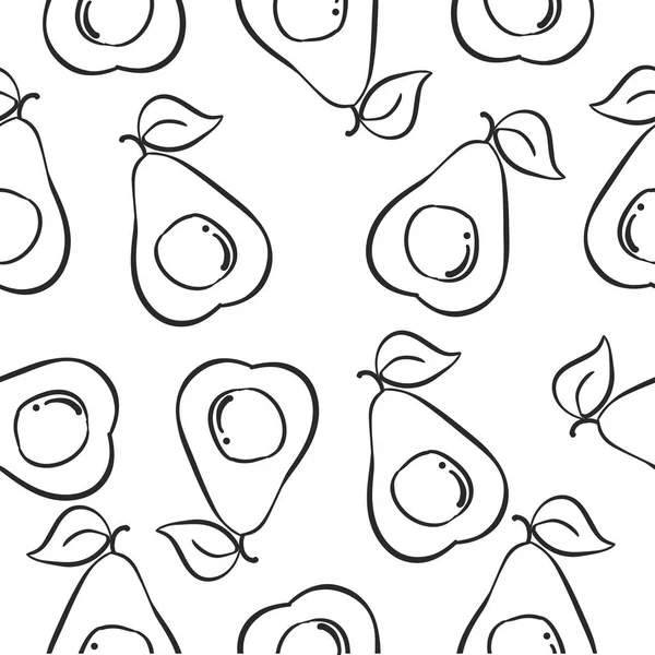 Zbiór owoców ręcznie rysować Doodle — Wektor stockowy