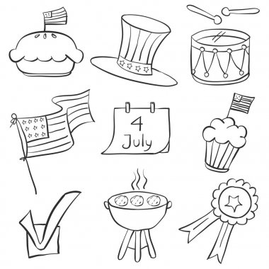 Koleksiyon öğesi anma günü karalamalar