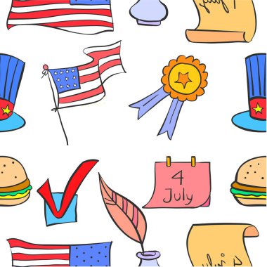 İllüstrasyon vektör anma günü karalamalar