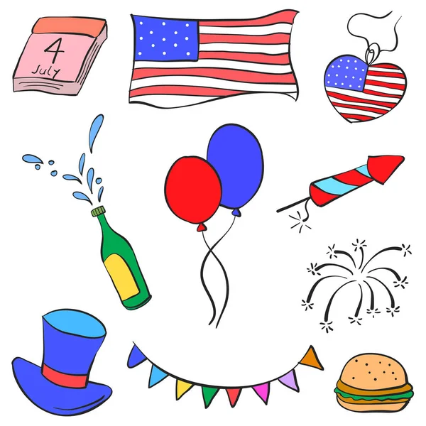 Anma Günü renkli Doodle