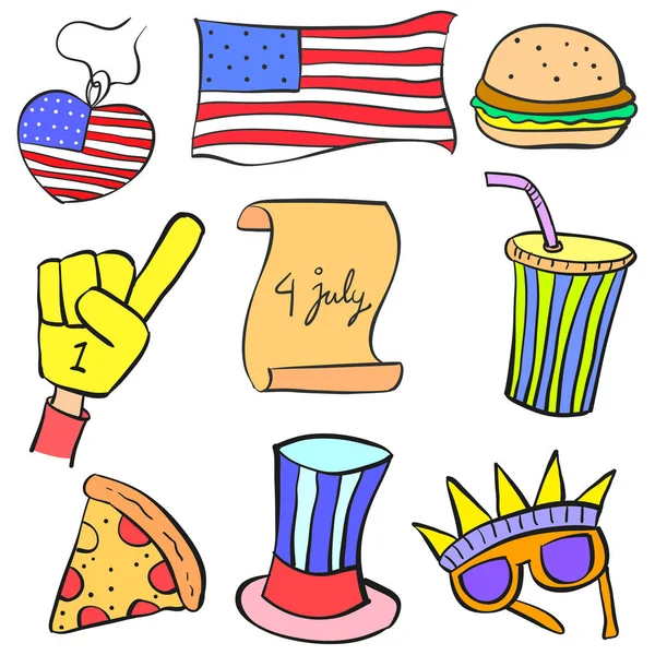 Mutlu anma günü doodle stili