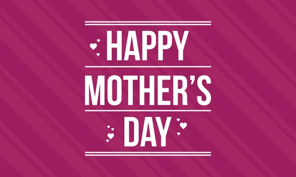 Fond carte de vœux fête des mères — Image vectorielle