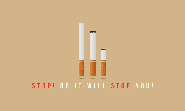 Banner mundial sem tabaco dia fotolia —  Vetores de Stock
