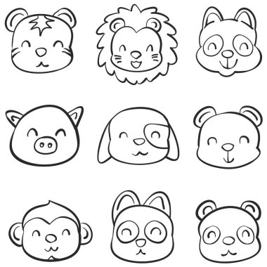 El çizmek hayvan kafa tarzı