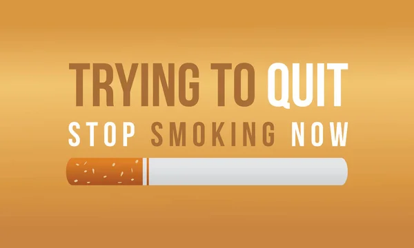 Achtergrond stop roken geen tabak-dag — Stockvector