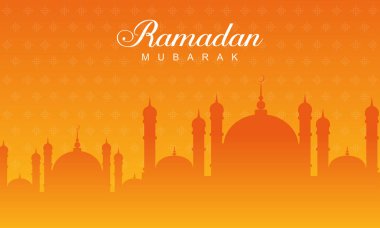 Ramazan Kareem arka plan tebrik kartı