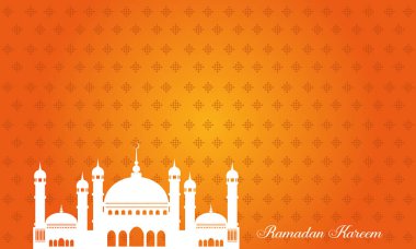 Ramazan Kareem tebrik kartı arka plan