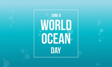 Dünya okyanus günü kutlama koleksiyonu